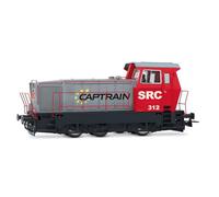 Electrotren HE2029D SRC, Locomotive Diesel série 312, livrée Rouge-Gris Captrain, ép. VI, avec décodeur DCC Locomotive Diesel