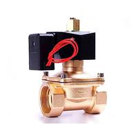 Électrovanne 1-1/4 "normalement ouverte 220 v 24 heures électrovanne de travail pas d'électrovanne de chauffage (Size : 1-1/4", Color : 220VAC)