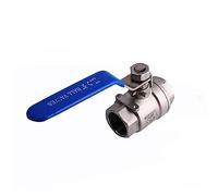 électrovanne 1/2 "3/4" 1 "1-1/4" 1-1/2 "2" 304 vanne à bille en acier inoxydable vanne de commutation d'eau à filetage interne en deux pièces(1")