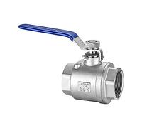 électrovanne 1/2" 3/4" 1" 1-1/4" 1-1/2" 2" Robinet à tournant sphérique à filetage en acier inoxydable(3/4",SS201)