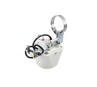 Électrovanne, 1/2 "" 3/4 "1" GAPILE MANIPULATEUR Valve de billes DN15 DN20 DN25 for l'arrêt gaz/eau coupé la vanne papillon 12V 1A(blanc)