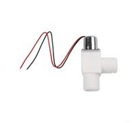 Électrovanne 1/2" Bistabil DC 4,5 V Valve à impulsion en plastique pour contrôle de l'eau G1/2" Arrosage de jardin Systèmes de filtration 0,02-1,0 MPa Blanc (B)