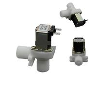 Électrovanne 1/2" for plastique, eau, type coudé 12 V CC, distributeur d'eau, machine à laver(Inlet Water Valve,220V,Normally Open)