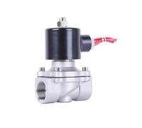 Électrovanne 1/2 pouce en acier inoxydable, 24 V, 110 V, 220 V, 12 V, action directe, normalement fermée(2W-15B EPDM,NPT 24VVDC)
