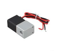 Électrovanne 1/8" DC 12V Aluminium Réponse Rapide | Alliage aluminium anodisé, réponse <50ms, joint nitrile, IP65, air pour gaz eau