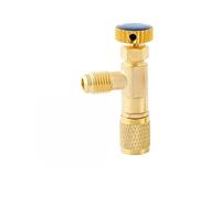 Électrovanne, 1 PCS Vanne de sécurité liquide R22 R410A Adaptateur du réfrigérant climatisation Réparation et fluor (1pcs)(2)