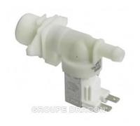 Electrovanne 1 voie 180° Ø12mm pour lave-vaisselle Candy CD255 CD355 CD455 - Pièce d'origine constructeur