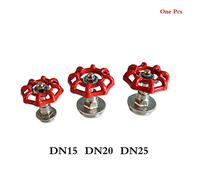 Électrovanne, 10pcs fonte poignée Valve Vanne à boisseau sphérique rouge VOLANT DN15 DN20 DN25 Valeur décorative eau d'arrêt raccords de tuyauterie Construction solide(DN20)