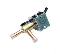 Électrovanne 2 A en acier inoxydable Composant de réfrigération pour réfrigérateur Alimentation en eau AC 220 V Entrée unique Fonctionnement silencieux Interrupteur de commande électrique