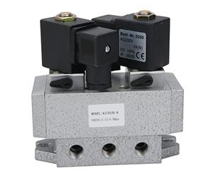 Électrovanne 2 positions 5 voies, équipement mécanique à Double commande électrique G1/4 pouces K25D2H-8 (AC220V)