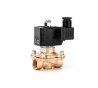 Électrovanne 2 voies 1/2 pouce, 1, pouces, eau 220 V, 12, 24, 110, laiton, normalement fermée, pièce(220vac-normally Open)