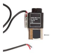 Electrovanne 2 voies 2 ports pour compresseurs d'air - 220 V/380 V - Clapet anti-retour de purge - Compatible avec les ports /4" et /8", corps en acier au carbone (A)