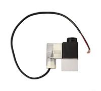 Electrovanne 2 voies 2 ports pour compresseurs d'air - Clapet anti-retour de décharge et de purge compatible 220V/380V, corps en acier au carbone, 1/4" et 1/8" pour NPT Po(A)