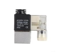 Electrovanne 2 voies 2 ports pour compresseurs d'air - Clapet anti-retour de purge - Options 220V ou 380V - Corps en acier carbone compatible avec (B)