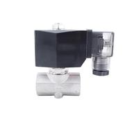 Électrovanne 2 voies 3/8" 1/2" 220 V 24 V Orifice 6 mm Acier inoxydable 304(1/2",AC220V_150BAR)
