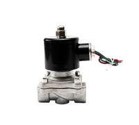 Électrovanne 2 voies en acier inoxydable, 1 pièce, 3/8 pouce, 1/2 pouce, 3/4 pouce, 1 pouce, 1-1/4 pouce, 1,5 pouce, 2 pouces, 12 V, 24 V, 110 V, 220 V, fermée normalement(3/8",NPT12VDC)