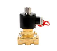 Électrovanne 2 Voies En Laiton, 1/4", 1/2", 3/4", 1", 220 V CA, 24 CC, 12, 110, Normalement Ouverte(1/2",BSP_220VAC)