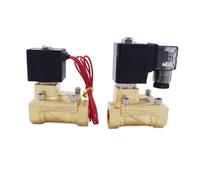 Électrovanne 2 voies en laiton normalement fermée 1-1/2" 40 mm(1-1/2",AC220V_W11011)