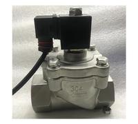 Électrovanne 2 voies for acide et base 6 bar 0,6 MPa 1 pouce DC24 V orifice 40 mm SS304 DN40 normalement fermé(NPT-24V)