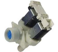 Electrovanne 2 voies Lave-linge 481227128558 BAUKNECHT, WHIRLPOOL, HISENSE - 317833 Blanc, Blanc G