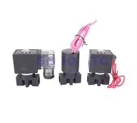 Électrovanne 2 Voies MINI En Plastique NBR/EPDM/FKM, Orifice De 1/8" À 1/4", Fermeture Normale 2 Mm, Vanne D'eau GPA-02, 10 Bars, 220 V, 12 V, 24 V(NBR_DC24V_D11011)