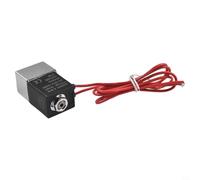 Électrovanne 2 voies normalement fermée DC12 V 4 W G1/4" Port femelle pour air, gaz, liquide, eau pour flux unidirectionnel 0,23 CV huile - Composant compresseur (sans lumière)