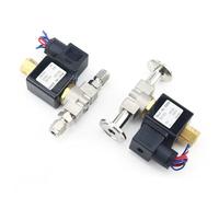 Électrovanne 2 voies normalement ouverte 1/4 pouce en acier inoxydable SS 304, 1 pièce(With FC10mm,AC220V)