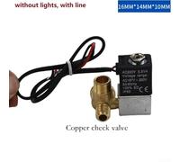 Électrovanne 2 voies pour compresseur d'air, conception d'huile silencieuse, raccord fileté, DC12 V, parfait pour la gestion de l'air, du gaz, des liquides (A)