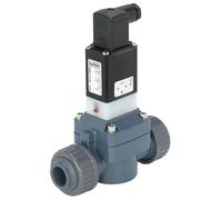 Electrovanne 20 mm Manchons collés NC PVC FKM 0.5-6bar/7-87psi 110VAC 0142 67649
