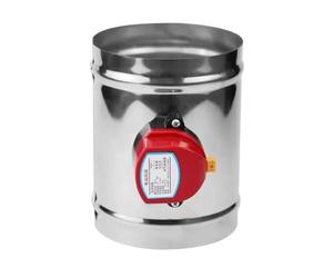 Électrovanne 220 V/12 V/24 V en acier inoxydable 201, 4/5/6/8 pouces, for conduit d'air, 63/76/80/100/125/150/200/250 mm(OD 150mm)