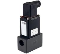 Electrovanne 3/2 voies 16 mm Manchons collés NC PVC EPDM 0-1bar/15psi 230VAC 0121 51577