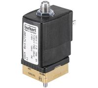 Electrovanne 3/2 voies 32x32 mm SFB bride NC Laiton FKM 0-16bar/232psi 12VDC 6014 303605