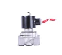 Électrovanne 3/4 24 V 22 V 12 V 110 V en acier inoxydable N/C électrique 10 bar 1 pièce(BSP_12VDC_150CELSIUS DERGEE)