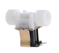électrovanne, 3/4" en plastique Electrovanne PP N/C magnétique lave-linge Distributeur d'eau Régulateur de pression pneumatique Commutateur(220V)