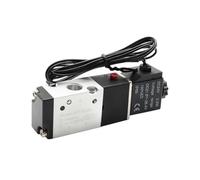Électrovanne 3V110-06 1/8 ", vanne de contrôle d'air pneumatique à 3/2 voies, vanne magnétique à gaz électrique, corps en aluminium DC12V 24V AC110V 220V(3V110-06 Wire,DC24)