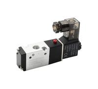 Électrovanne 3V110-06 1/8 ", vanne de contrôle d'air pneumatique à 3/2 voies, vanne magnétique à gaz électrique, corps en aluminium DC12V 24V AC110V 220V(3V110-06,AC220)