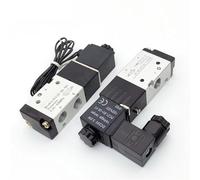 Électrovanne 3V110-06 12V 1/8 "", vanne de contrôle d'air pneumatique à 3 voies, vanne magnétique à gaz électrique, corps en aluminium