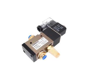 Électrovanne 3V310-10 220V 24V AC DC 12V AC380V normalement fermée, vanne d'inversion électromagnétique for composants électriques(3V310-10NC AC220V,10mm Fittings)