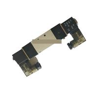 Électrovanne 4V120-M5 4V120-06, double bobine, port M5, vanne de régulation 5/2 voies, 1 pièce(M5,AC110V_LED PLUG TYPE)