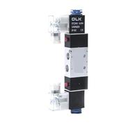 Électrovanne 4v220-08 à Double tête, Double commande, 5 voies, 2 positions, maintien de puissance, vanne directionnelle pneumatique(DC12V)
