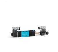 Électrovanne 4V230 5/3 voies type pneumatique double bobine pilotée électrique 3 positions 5 ports(4V230C-08 AC220V,8mm fitting)