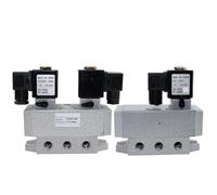 Électrovanne 5/2 voies K25D/K25DH, vanne de régulation D2H-08-10-15-20-25, d'inversion haut débit, 1 pièce(K25DH-08-AC220V)