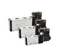 Électrovanne 5 voies 2 positions, commande air/gaz magnétique 4V110-06 4V210-08 4V310-10 4V410-15(4V210-08 PC12-02,AC110)