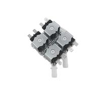 Électrovanne à 4 voies, basse pression d'eau et grand débit, vanne de contrôle de débit 12V 24V(DC12V)