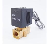 Électrovanne à action directe 2 voies 1/4 "BSPinch 24VDC normalement fermé Type de câble électrovannes gaz 7bar utile(24V)