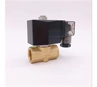 Électrovanne à action directe 2 voies en laiton normalement fermée for gaz et eau, 1/2 pouce, 220 V CA, for compresseur d'air(Dc12v,5mm)