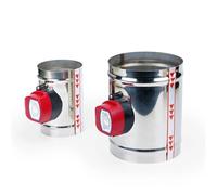 Électrovanne à amortisseur motorisée en acier inoxydable 220, 201 V/12V/24V, conduit d'air de 4/5 pouces, évent 100/125 Mm(OD 125mm,AC220V)