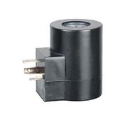 Électrovanne à cartouche, connecteur DC10V DC12V DC24V, bobine électromagnétique cylindrique(DC12V)