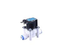Électrovanne À Connexion Rapide DC24V 1/4" For Purificateur D'eau Par Osmose Inverse RO, Vanne Électromagnétique D'entrée D'eau, Type Normalement Fermé