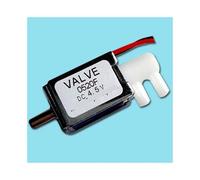 Électrovanne à deux positions, trois voies, CC 4,5 V, décharge de gaz d'air, échappement déconseillé, port commande l'électrovanne